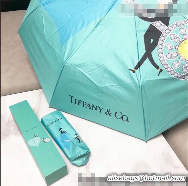 Good Product Tiffany Love Lock Umbrella Tiffany T1017 Blue 2022