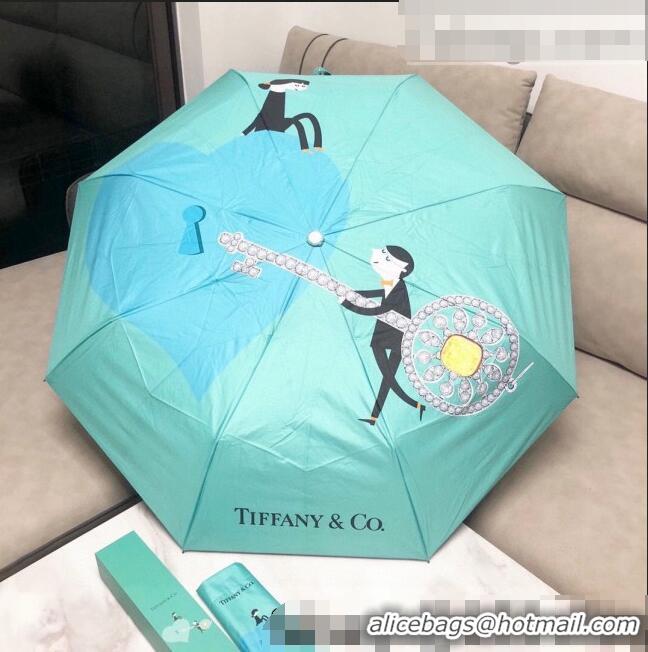 Good Product Tiffany Love Lock Umbrella Tiffany T1017 Blue 2022