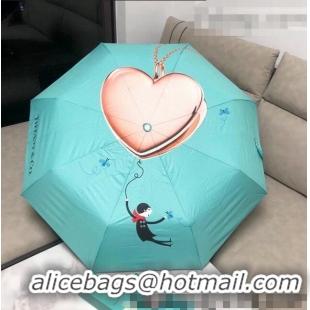 Good Product Tiffany Love Lock Umbrella Tiffany T1018 Blue 2022