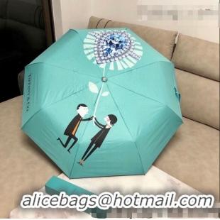 Spot Bulk Tiffany Love Lock Umbrella Tiffany T1019 Blue 2022