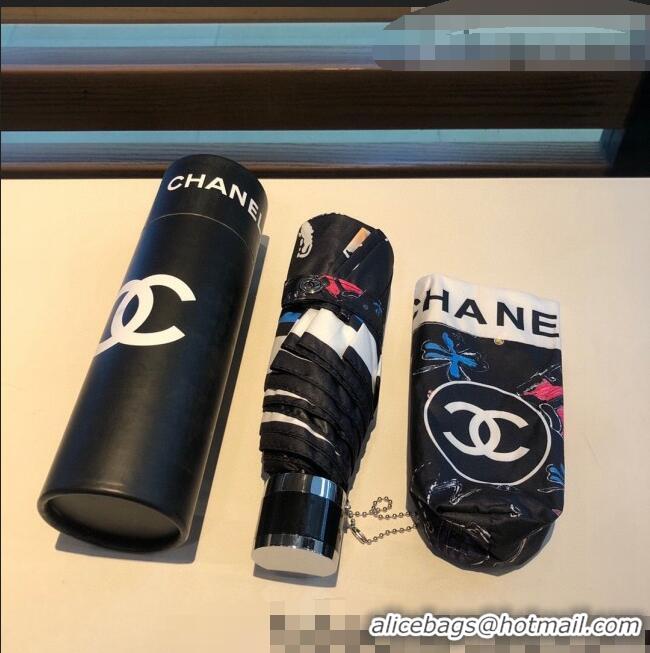 Famous Brand Chanel Umbrella C1025 Black 2022