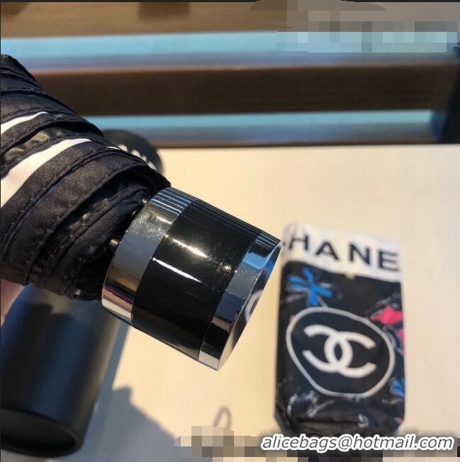 Famous Brand Chanel Umbrella C1025 Black 2022