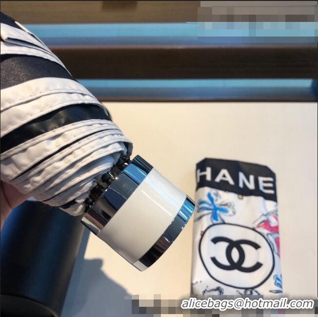 Unique Discount Chanel Umbrella C1026 White 2022