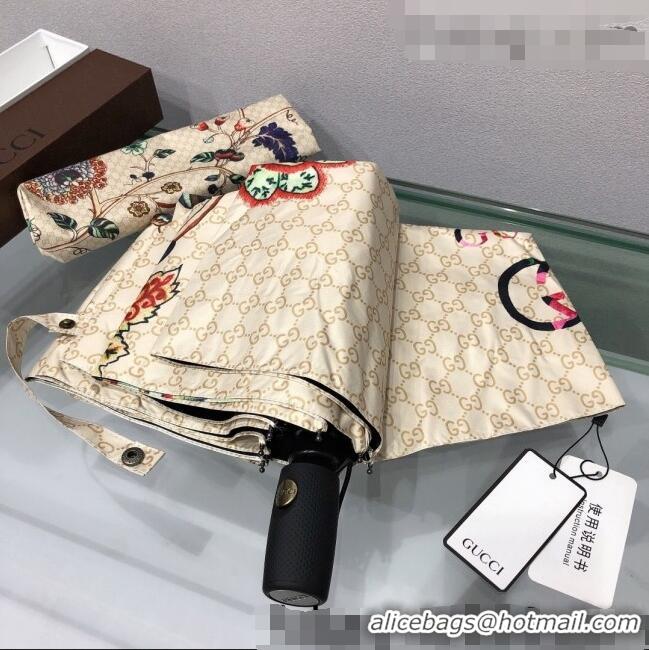 Super Quality Gucci Flower Umbrella G1036 Beige 2022