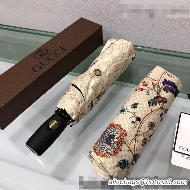 Super Quality Gucci Flower Umbrella G1036 Beige 2022