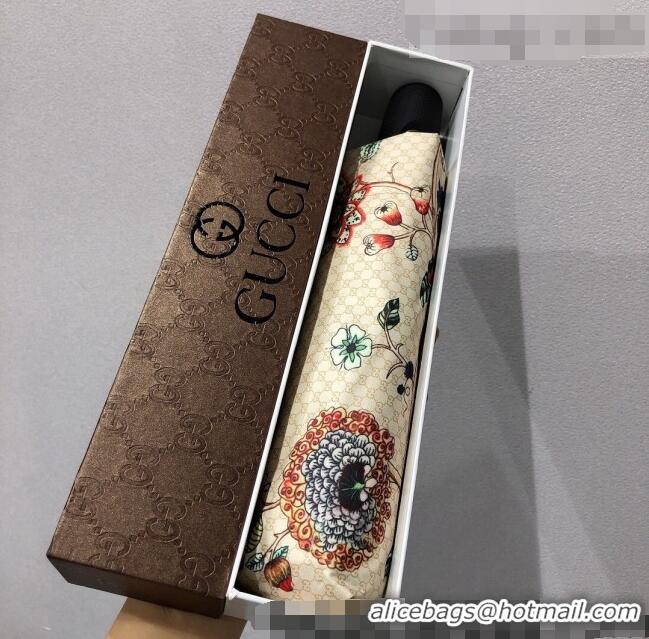 Super Quality Gucci Flower Umbrella G1036 Beige 2022