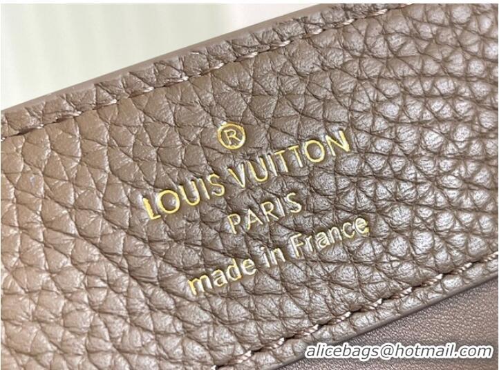 Top Grade Louis Vuitton CAPUCINES PM M57228 Smokey Brown Green