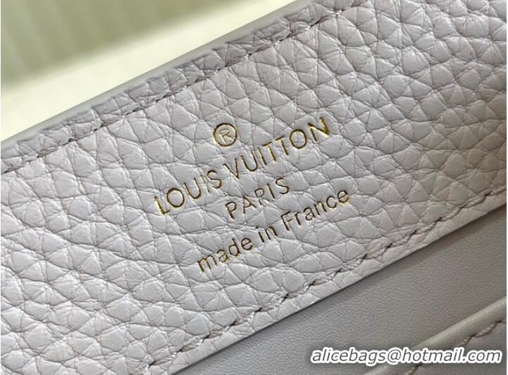 Inexpensive Louis Vuitton CAPUCINES PM M57228 Pearl White