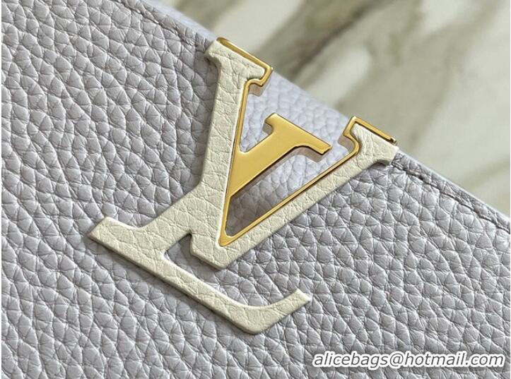 Inexpensive Louis Vuitton CAPUCINES PM M57228 Pearl White