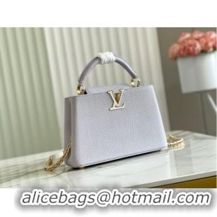 Top Quality Louis Vuitton CAPUCINES BB M57227 Pearl White