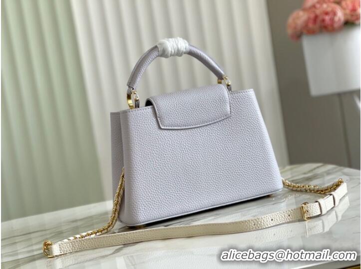 Top Quality Louis Vuitton CAPUCINES BB M57227 Pearl White