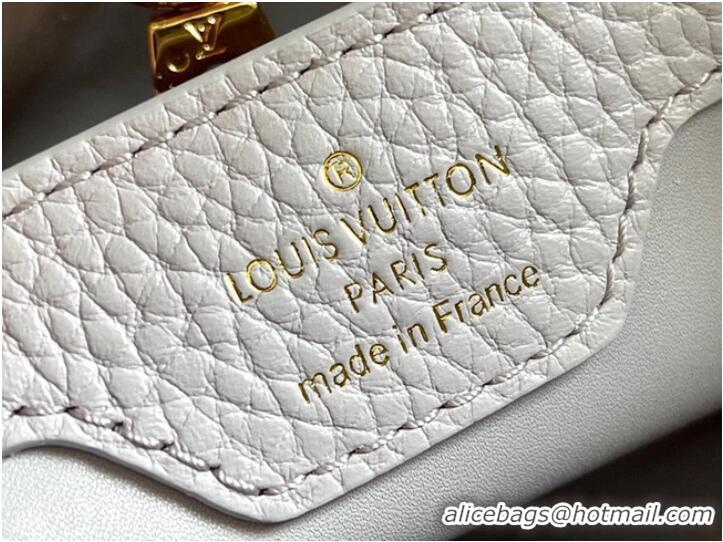 Top Quality Louis Vuitton CAPUCINES BB M57227 Pearl White