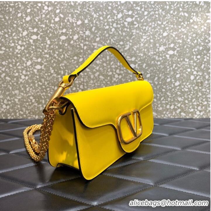 Generous VALENTINO GARAVANI Loco Calf leather bag 2B0K30 yellow