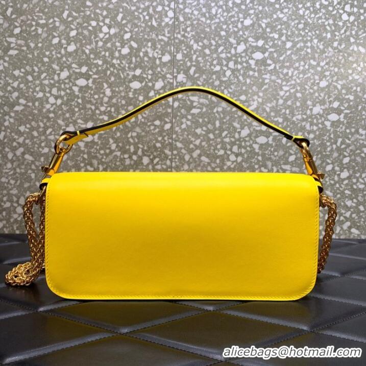 Generous VALENTINO GARAVANI Loco Calf leather bag 2B0K30 yellow