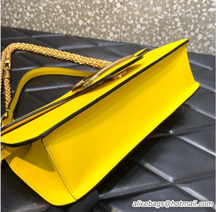 Generous VALENTINO GARAVANI Loco Calf leather bag 2B0K30 yellow