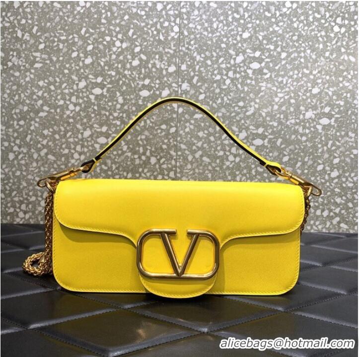 Generous VALENTINO GARAVANI Loco Calf leather bag 2B0K30 yellow