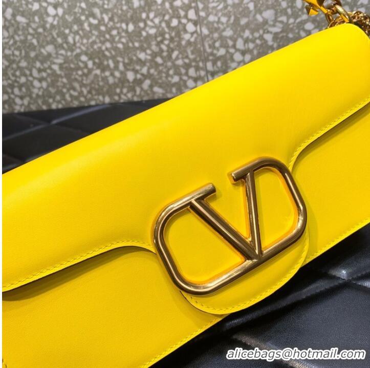 Generous VALENTINO GARAVANI Loco Calf leather bag 2B0K30 yellow