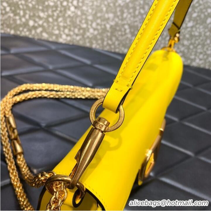 Generous VALENTINO GARAVANI Loco Calf leather bag 2B0K30 yellow