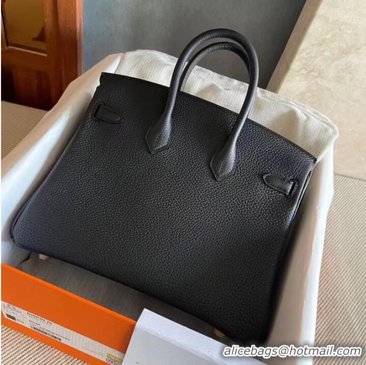 Top Quality Hermes original Togo Leather HB25O Black