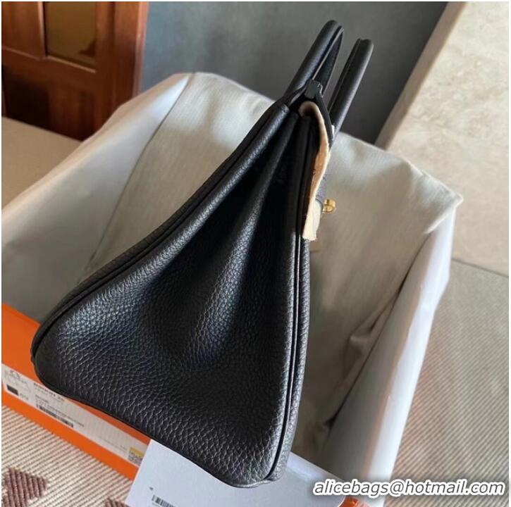 Top Quality Hermes original Togo Leather HB25O Black