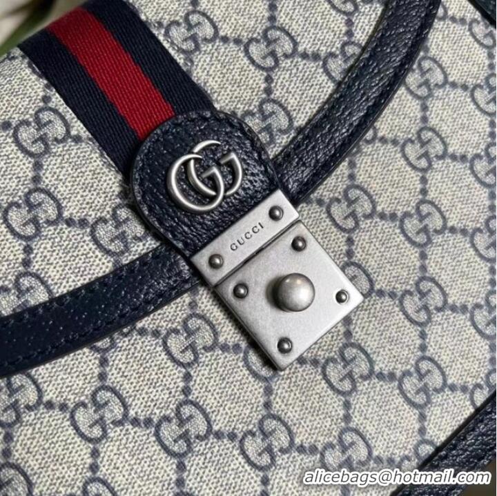 Promotional Gucci Ophidia small top handle bag with Web 651055 blue