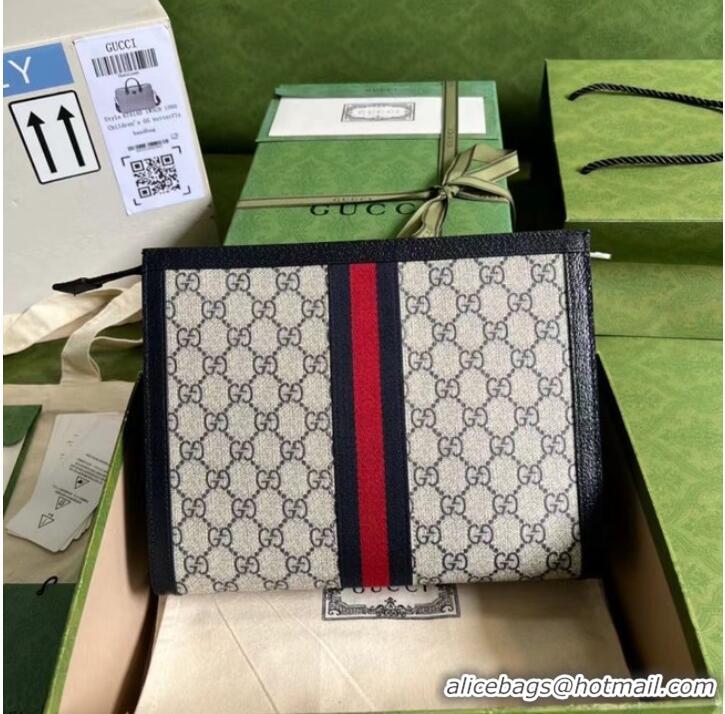 Top Quality Gucci Medium tote with Interlocking G 674155 blue