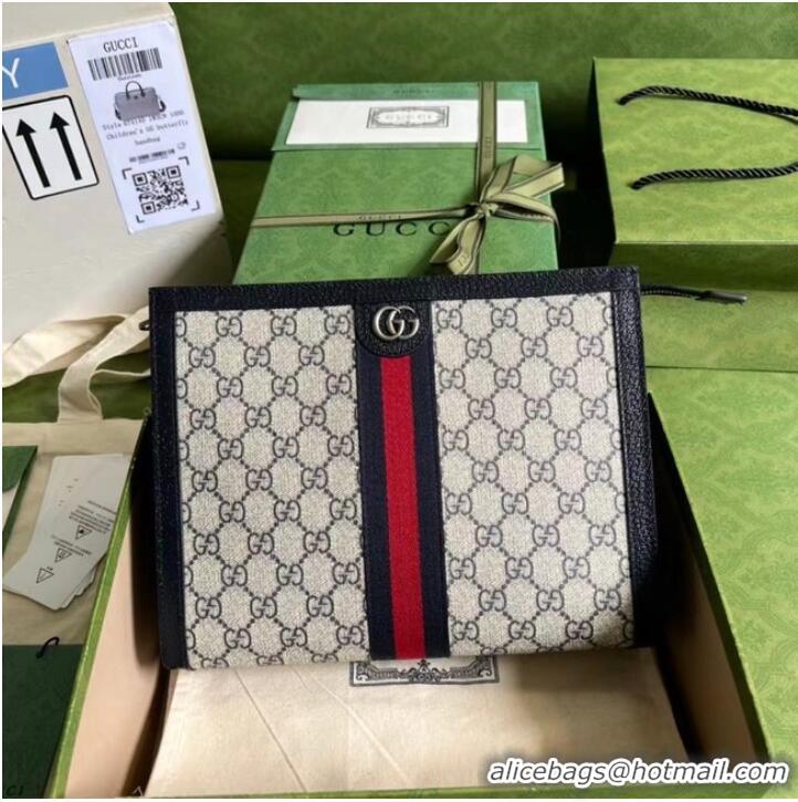 Top Quality Gucci Medium tote with Interlocking G 674155 blue