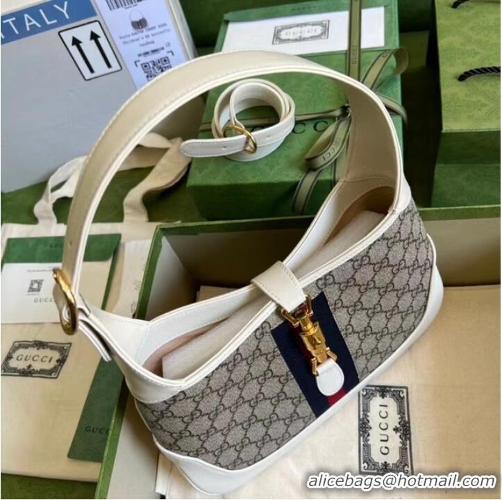 Hot Style Gucci The Hacker Project small Jackie 1961 bag 636706 white