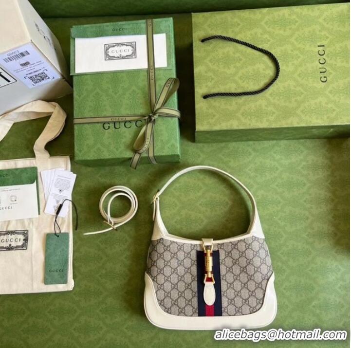 Hot Style Gucci The Hacker Project small Jackie 1961 bag 636706 white