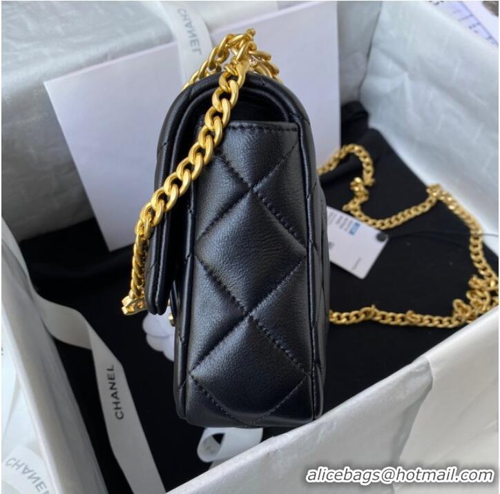 Classic Chanel Flap Lambskin small Shoulder Bag AS3114 black