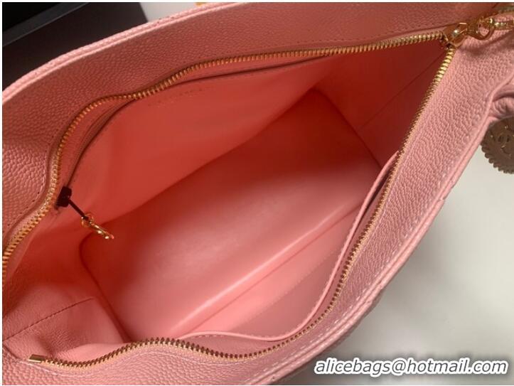 Buy Grade Chanel Tote Bag Grained Calfskin&Gold-Tone Metal AS1804 pink