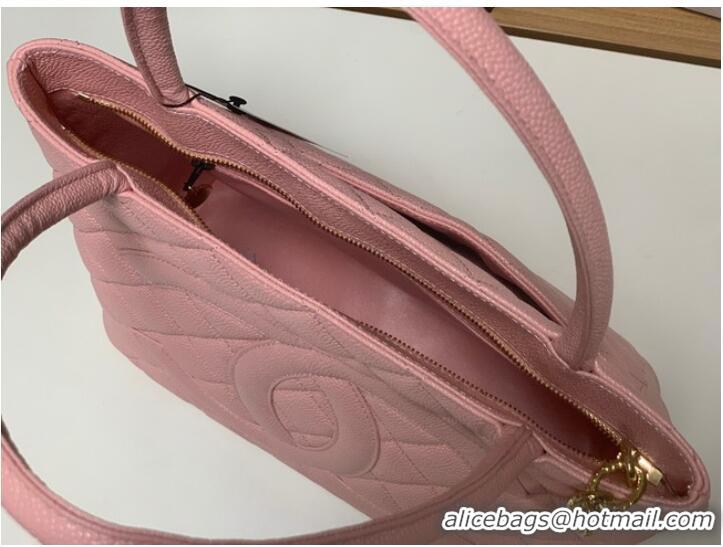 Buy Grade Chanel Tote Bag Grained Calfskin&Gold-Tone Metal AS1804 pink