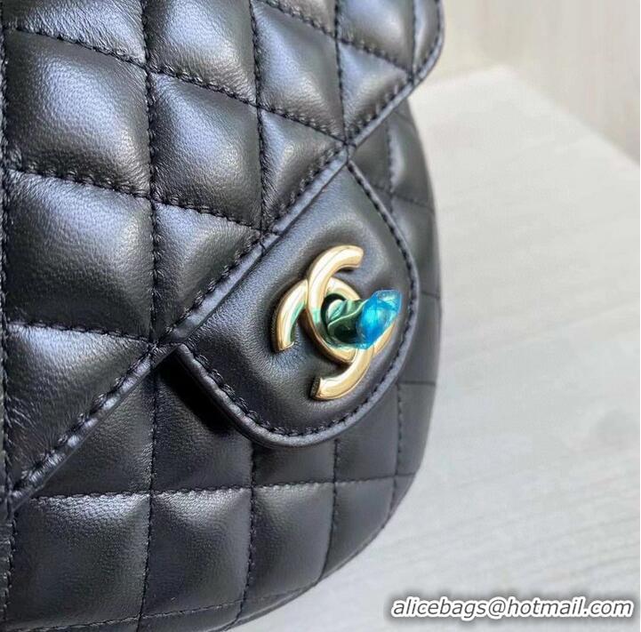 Promotional Chanel 2022S Love Heart Original Lambskin Crossbody Chain Bag AS3191Y Black