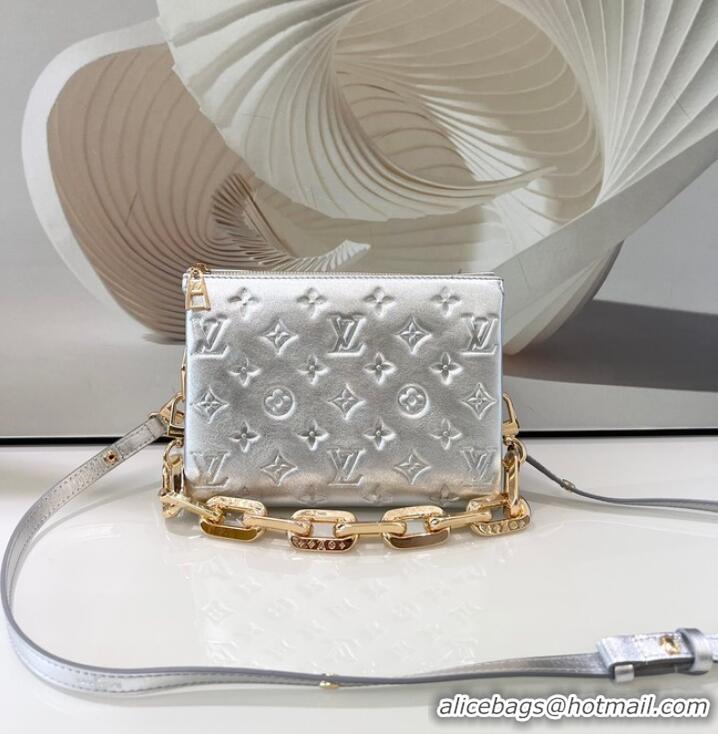 Well Crafted Louis Vuitton COUSSIN BB M20567 Silver