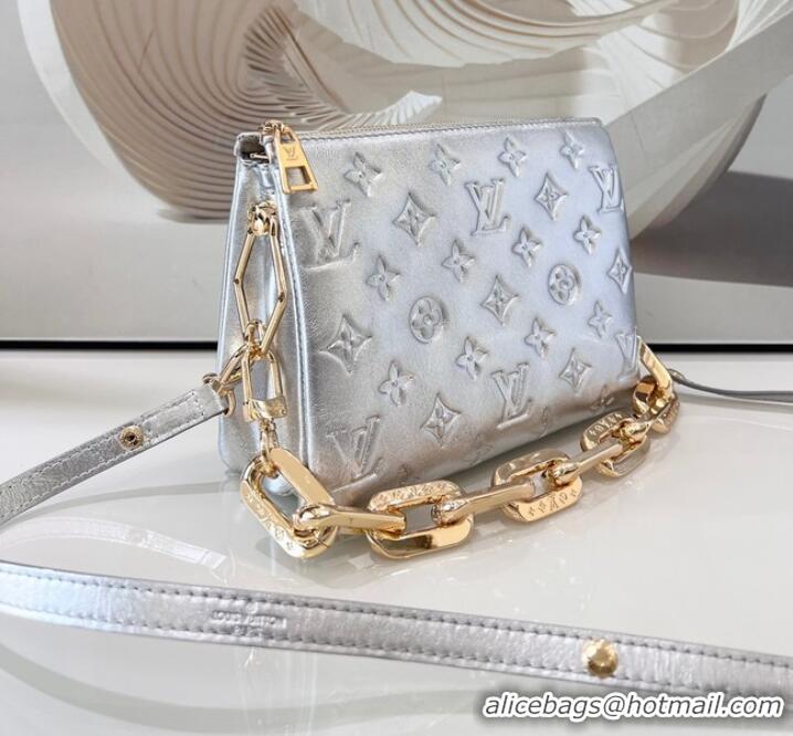 Well Crafted Louis Vuitton COUSSIN BB M20567 Silver