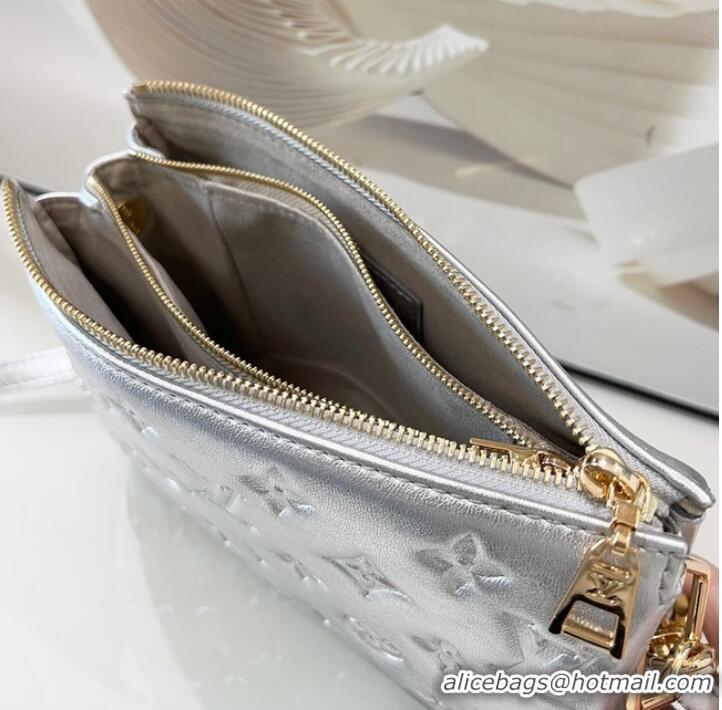 Well Crafted Louis Vuitton COUSSIN BB M20567 Silver