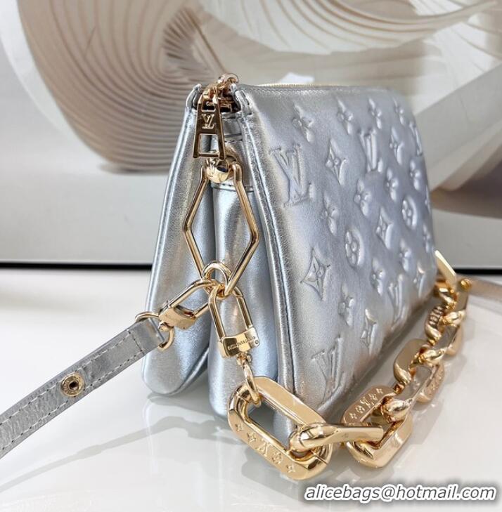 Well Crafted Louis Vuitton COUSSIN BB M20567 Silver