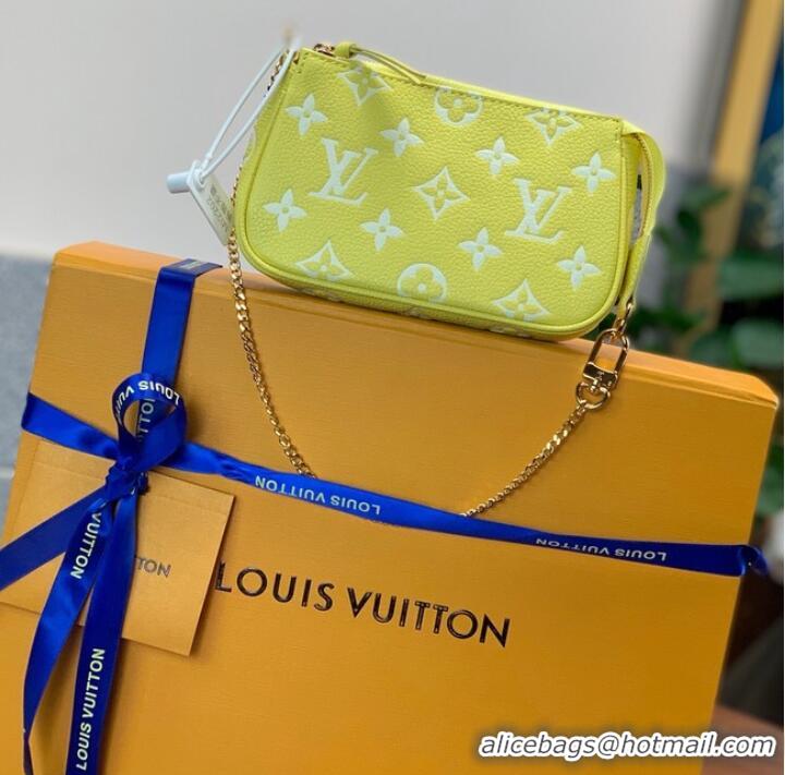 Top Quality Louis Vuitton MINI POCHETTE ACCESSOIRES M81284 yellow