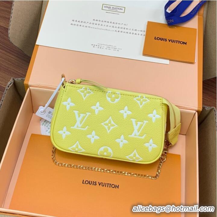 Top Quality Louis Vuitton MINI POCHETTE ACCESSOIRES M81284 yellow