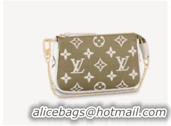 Good Taste Louis Vuitton MINI POCHETTE ACCESSOIRES M81284 Khaki