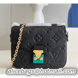 Super Quality Louis Vuitton Monogram Empreinte POCHETTE METIS BB M81390 black