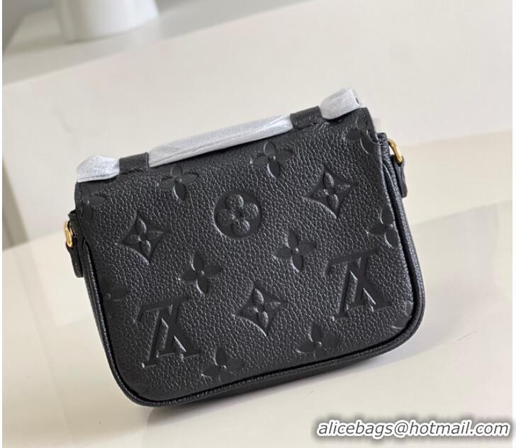 Super Quality Louis Vuitton Monogram Empreinte POCHETTE METIS BB M81390 black