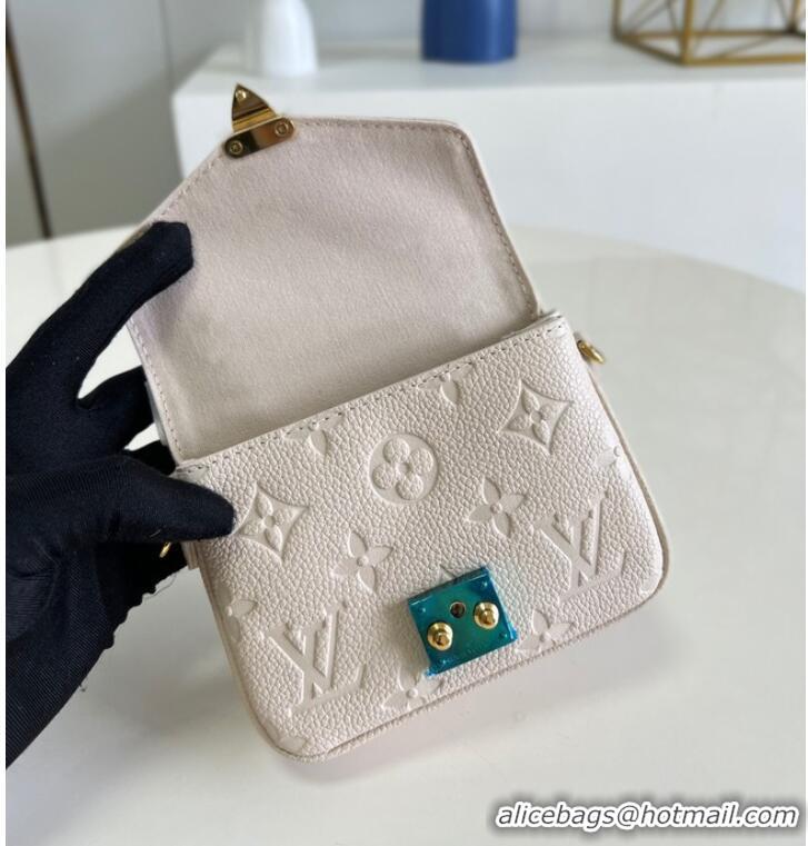 Buy Wholesale Louis Vuitton Monogram Empreinte POCHETTE METIS BB M81390 Creme