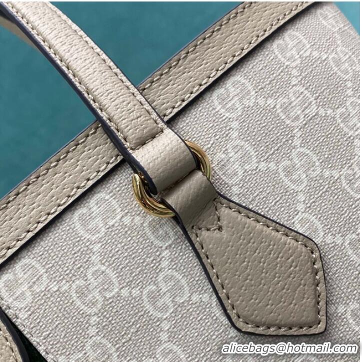 Top Quality Gucci Ophidia series medium GG Tote Bag 631685 light gray