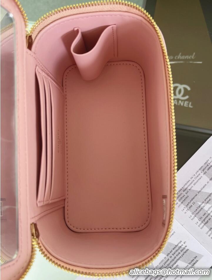 Particularly Recommended CHANEL HANDBAG Grained Calfskin&Gold-Tone Metal AP2805 pink