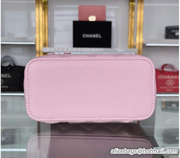 Particularly Recommended CHANEL HANDBAG Grained Calfskin&Gold-Tone Metal AP2805 pink