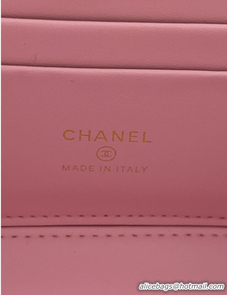 Particularly Recommended CHANEL HANDBAG Grained Calfskin&Gold-Tone Metal AP2805 pink