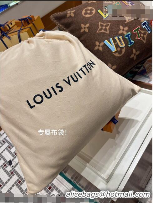 Good Product Louis Vuitton LVXNBA Letters Wool Cushion MP3037 Brown 2021