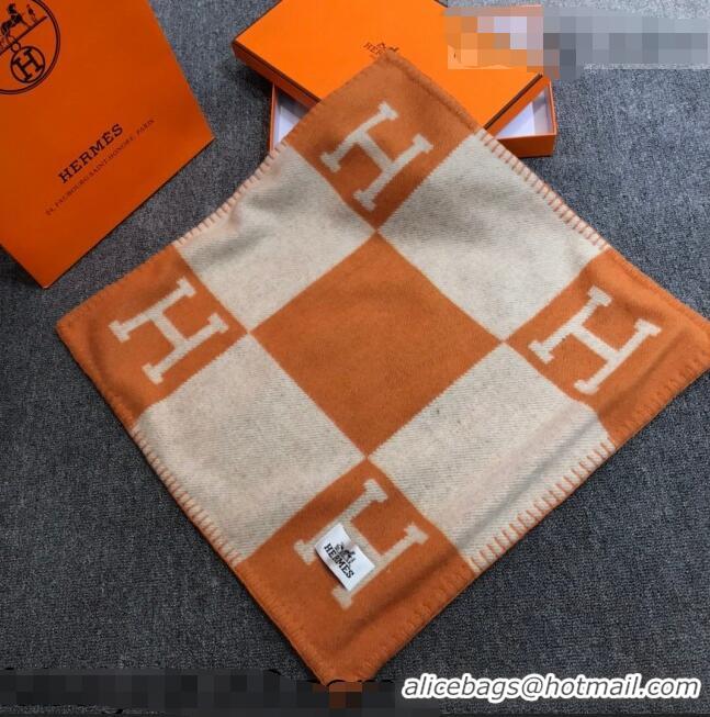 Traditional Specials Hermes Avalon Wool Pillow 55x55cm H0149 Orange 2021