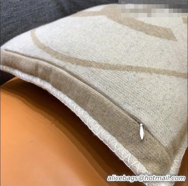 Buy Discount Chanel Wool Pillow And Blanket H110268 Beige 2021